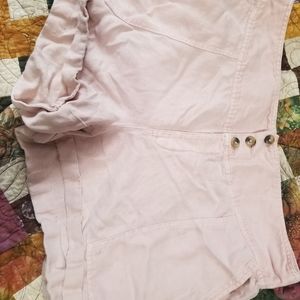 Aerie pink paperbag short